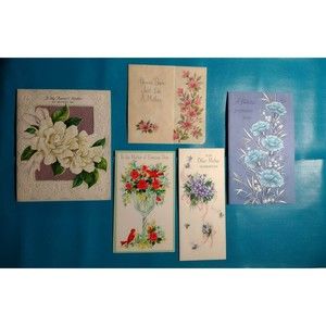 Vintage Greeting Card Envelope Mothers Day Scrapbook Lot
